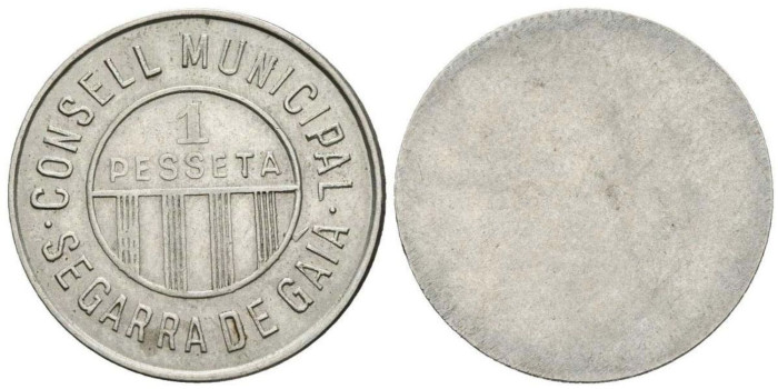 Cy16794.- AYUNTAMIENTO SEGARRA DE GAIA  1 PTS