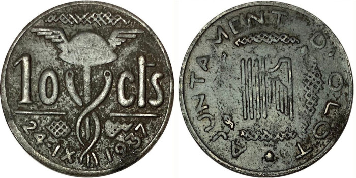 Cy16790.- AYUNTAMIENTO DE OLOT.  10 CTM