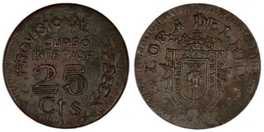 Cy16802.- AYUNTAMIENTO LORA DEL RIO. 25 ctms