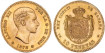 Cy16969.- 10 PESETAS 1878  *19 *62  DE-M.  SC - ORO