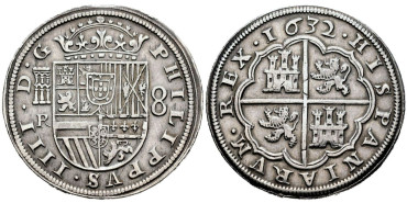 Cy05907.- FELIPE IV 8 REALES 1632 SEGOVIA R. MBC