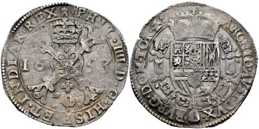 Cyp1653.- FELIPE IV  PATAGON  1653 TOURNAI. MBC