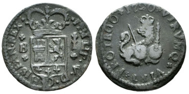 Cy07489.- FELIPE V. - 1 Maravedís 1720 Burgos  - MBC