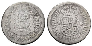 Cy09551.-FERNANDO VI - 1/2 Real 1760 Mexico M - BC