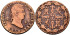 Cy14028.-FERNANDO VII -4 Maravedis 1830 Segovia - BC