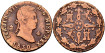 Cy14028.-FERNANDO VII -4 Maravedis 1830 Segovia - BC