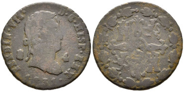 Cy14029.-FERNANDO VII -4 Maravedis 1831 Segovia - BC