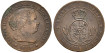 Cy15656.-ISABEL II - 1/2 Centimo de escudo 1868 Sevilla OM - MBC