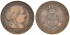 Cy15716.-ISABEL II - 1 Centimo de escudo 1868 Barcelona OM- MBC