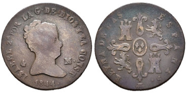 Cy15738.-ISABEL II -  4 Maravedis 1842 Segovia - BC+