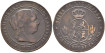 Cy15881.-ISABEL II - 5 Centimos de escudo 1867 Sevilla OM - MBC