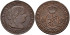 Cy15651.-ISABEL II - 1/2 Centimo de escudo 1867 Segovia OM - SC