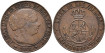 Cy15706.-ISABEL II - 1 Centimo de escudo 1866 Jubia sin OM- EBC
