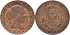 Cy15711.-ISABEL II - 1 Centimo de escudo 1867 Barcelona  OM- SC