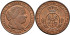 Cy15717.-ISABEL II - 1 Centimo de escudo 1868 Jubia OM- SC