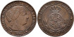 Cy15719.-ISABEL II - 1 Centimo de escudo 1868 Sevilla OM- SC