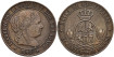 Cy15797.-ISABEL II - 2 1/2 Centimo de escudo 1868 Jubia OM- EBC