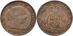 Cy15800.-ISABEL II - 2 1/2 Centimo de escudo 1868 Sevilla OM- EBC
