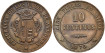 Cy16497A.- G.P  Y I REPUBLICA - 10 Centimos 1873 Andorra - SC