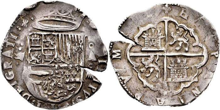 Cy03640.-FELIPE II - 4 Reales Valladolid.-MBC