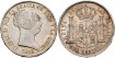 Cy16192.-ISABEL II - 10 Reales 1852 Barcelona.-SC