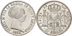 Cy16195.-ISABEL II - 10 Reales 1853 Barcelona.-SC