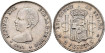Cy16689.-ALFONSO XIII 2 Pesetas 1891(18-91) -P.G.M.- EBC+