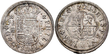 Cy07867.-FELIPE V - 1 Real 1721 Segovia F.R.-MBC+