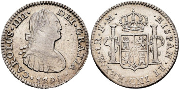 Cy12621.-CARLOS IV - 1 Real 1798 Mexico F.M.-EBC