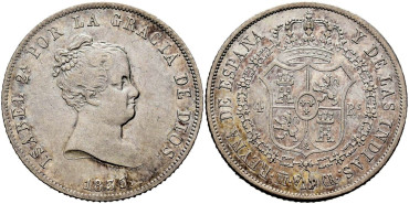 Cy16066.-ISABEL II - 4 Reales 1835 Madrid C.R.-MBC+