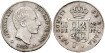 Cy16620F.- ALFONSO XII 10 Ctm. de Peso 1883 Manila - EBC