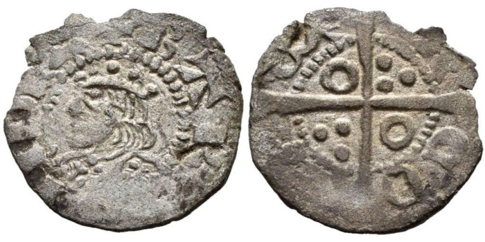 JAIME II de ARAGON Y CATALUÑA 1291/1327 .-  Obolo, Barcelona