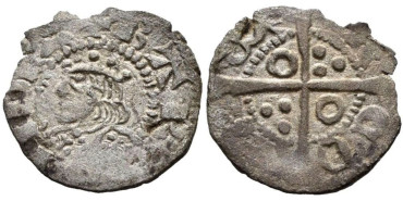 JAIME II de ARAGON Y CATALUÑA 1291/1327 .-  Obolo, Barcelona