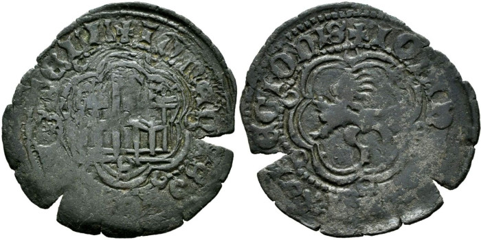 JUAN II de CASTILLA Y LEON 1406/1454 .-  Blanca, Sevilla