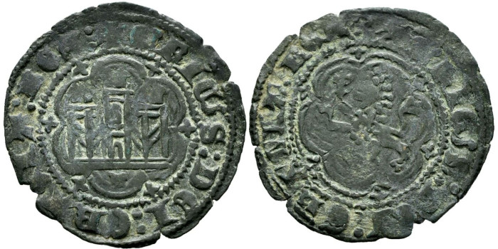 ENRIQUE III de CASTILLA Y LEON 1390/1406 .-  Blanca, Toledo