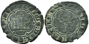 ENRIQUE III de CASTILLA Y LEON 1390/1406 .-  Blanca, Toledo