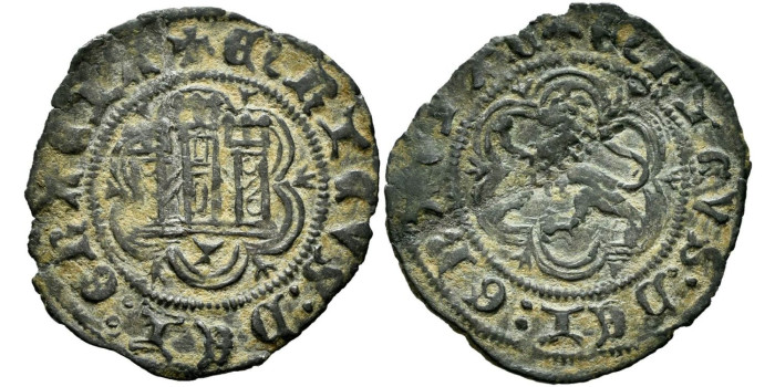 ENRIQUE III de CASTILLA Y LEON 1390/1406 .-  Blanca, Cuenca