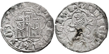 ALFONSO XI de CASTILLA Y LEON  1312/1350 .-  Dinero, Sevilla