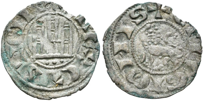 ALFONSO X de CASTILLA Y LEON  1252/1284 .-  Pepion -  3 puntos