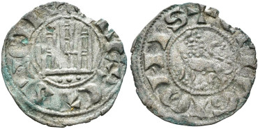 ALFONSO X de CASTILLA Y LEON  1252/1284 .-  Pepion -  3 puntos