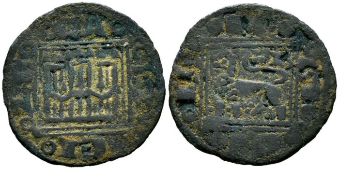 ALFONSO X de CASTILLA Y LEON  1252/1284 .-  Obolo -  Burgos