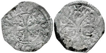 ALFONSO IX de LEON Y GALICIA  1188/1230 .-  Obolo MED.8/15