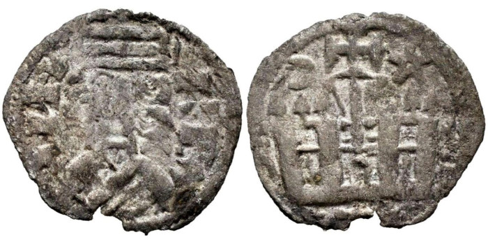 ALFONSO VIII de CASTILLA  1155/1214 .-  Dinero .-  MED.8/20