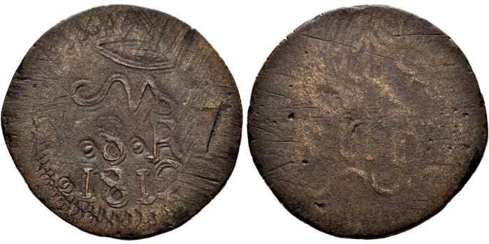 Cy15006.-FERNANDO VII - 8 Reales 1812 Morelos.-RC