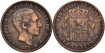ALFONSO XII - 10 Ctm 1879 BARCELONA OM.  MBC+