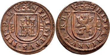 Cy05038.- FELIPE IV - 8 Maravedis 1623 SEGOVIA.  SC