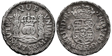 Cy09536.- FERNANDO VI - 1/2 Real 1758 MEXICO M.  MBC+