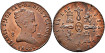 Cy15825.- ISABEL II - 8 Maravedis 1843 SEGOVIA.  SC