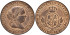 Cy15878.- ISABEL II - 5 Ctm. De Escudo 1867 BARCELONA OM.  EBC