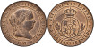 Cy15878.- ISABEL II - 5 Ctm. Of Coat of Arms 1867 BARCELONA OM.  EBC